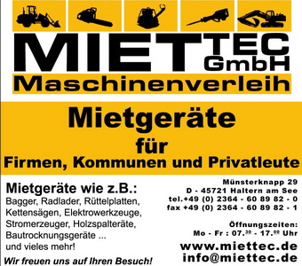 MIETTEC Maschinenverleih